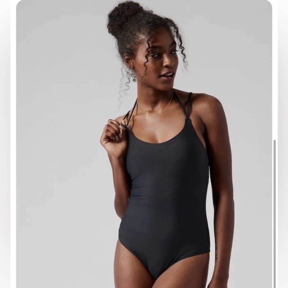 Athleta Black Women's One Piece Swimsuit